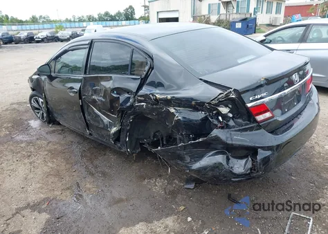 2013 Honda Civic Lx из США, поврежденный, VIN 2HGFB2F59DH572982